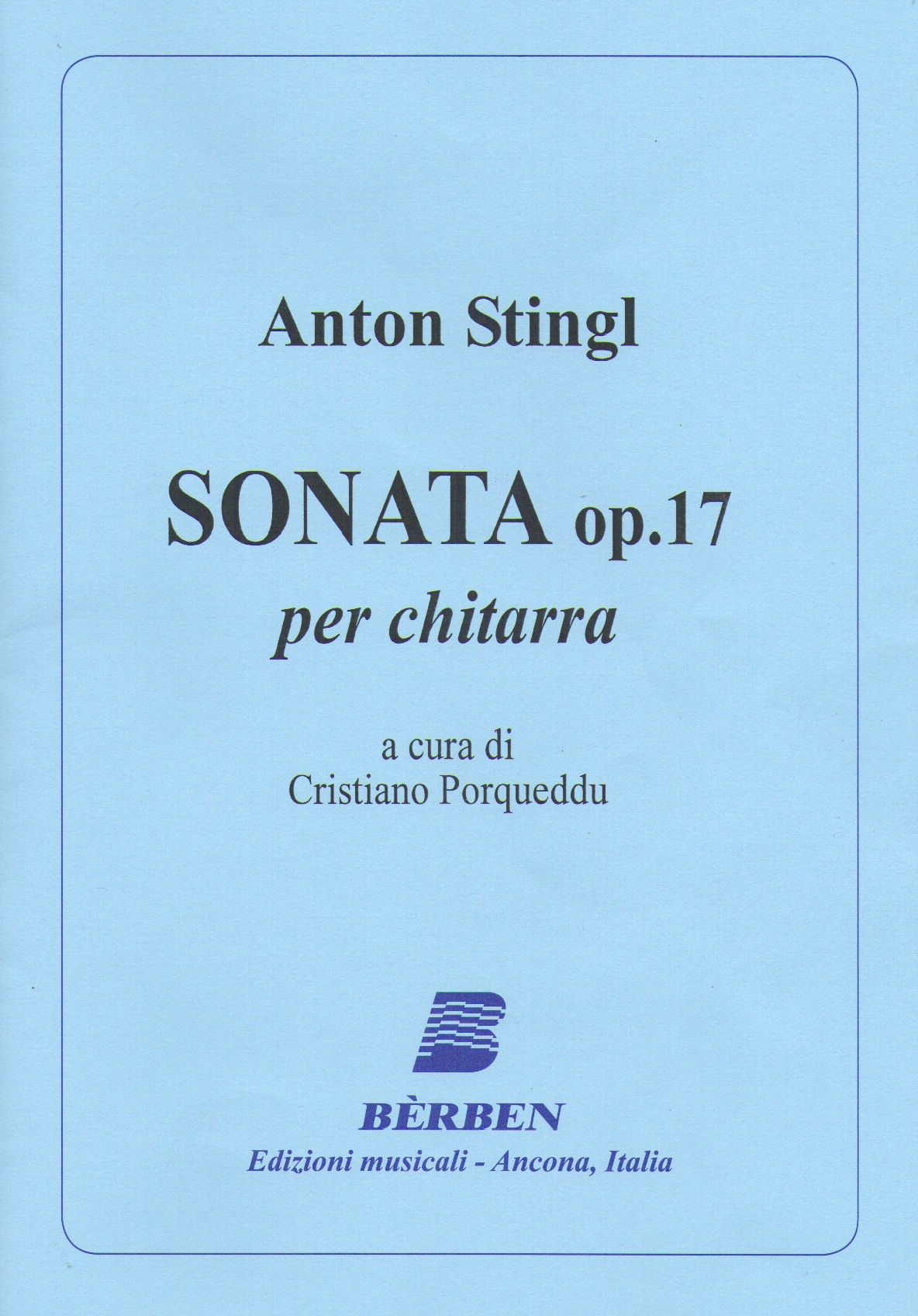 Copertina di Sonate für Gitarre op.17