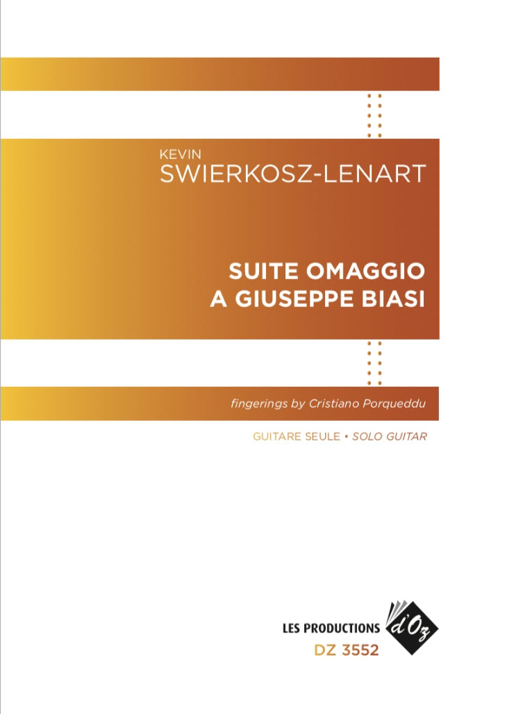Copertina di Suite “Omaggio a Giuseppe Biasi”