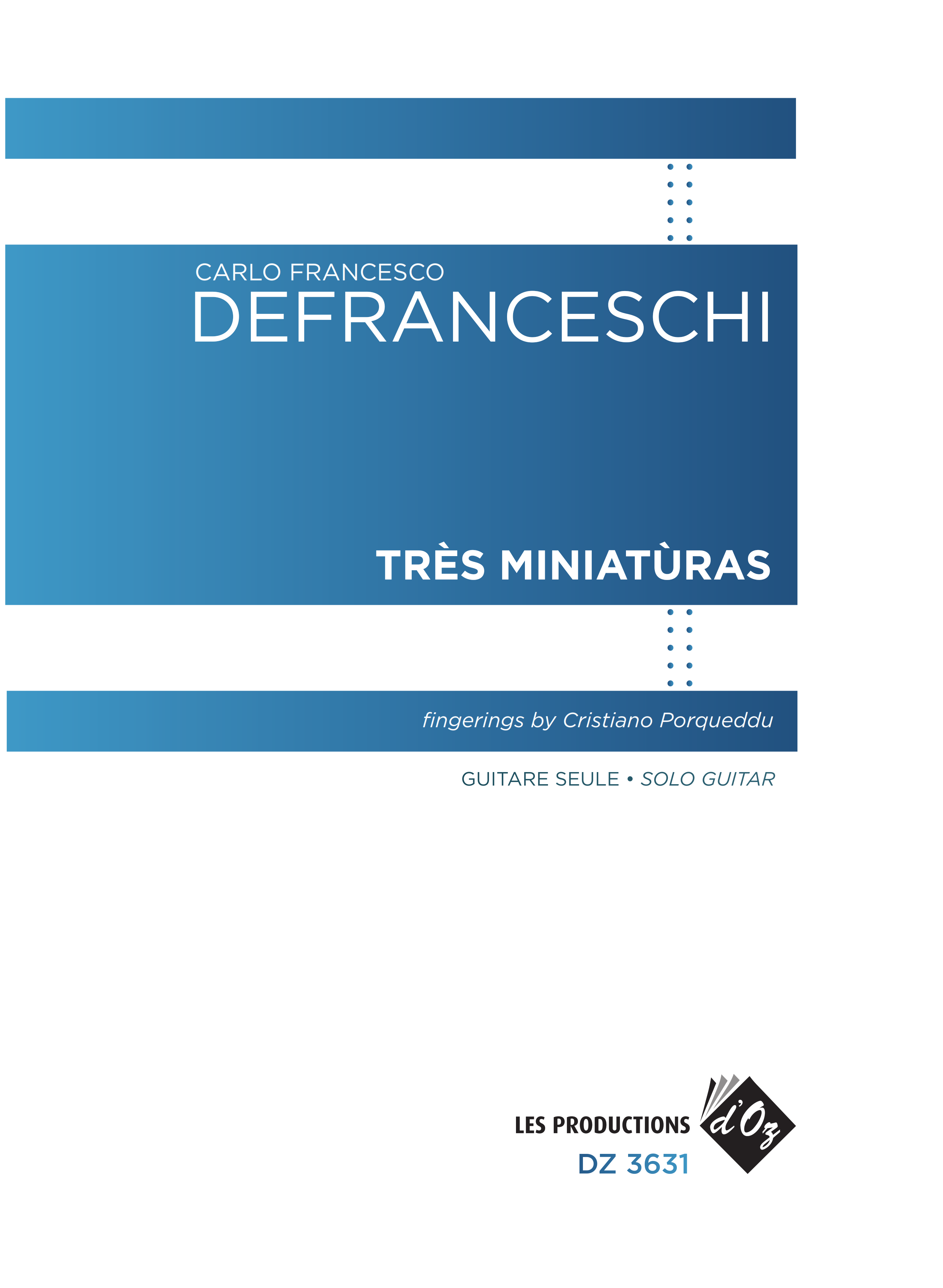 Copertina di Très Miniatùras